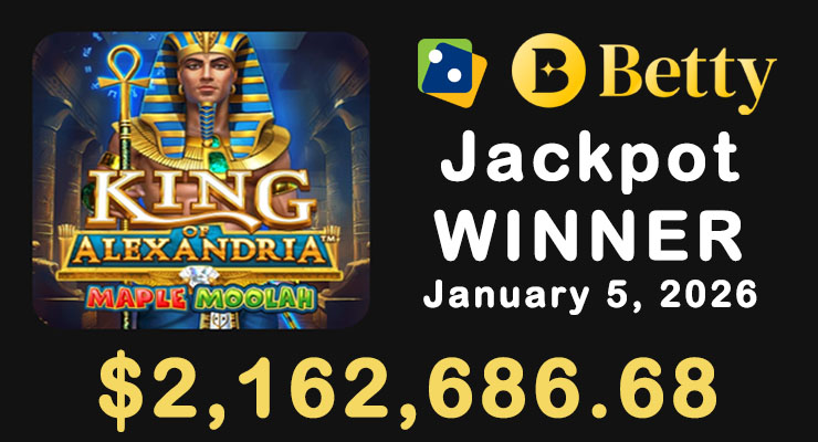 Maple Moolah Jackpot of $2.16 Million Won in January 2026