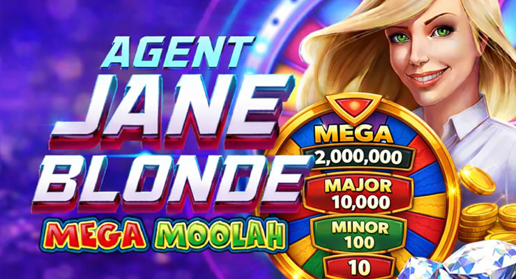 Agent Jane Blonde Slot from the Mega Moolah Series